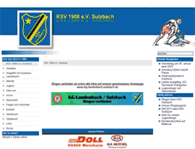 Tablet Screenshot of ksv-sulzbach-1908.de